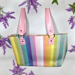 Kate Spade Multicolor Striped Tote Bag
